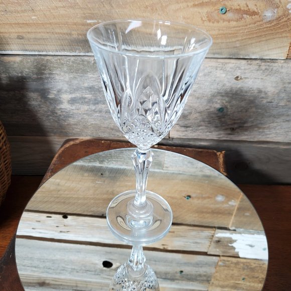Masquerade by Cristal D'Arques-Durand Water Goblet 7 1/2" - 10 oz - Leaded Cryst - Picture 7 of 10